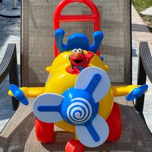 Sesame Street Elmo Ride-On Plane